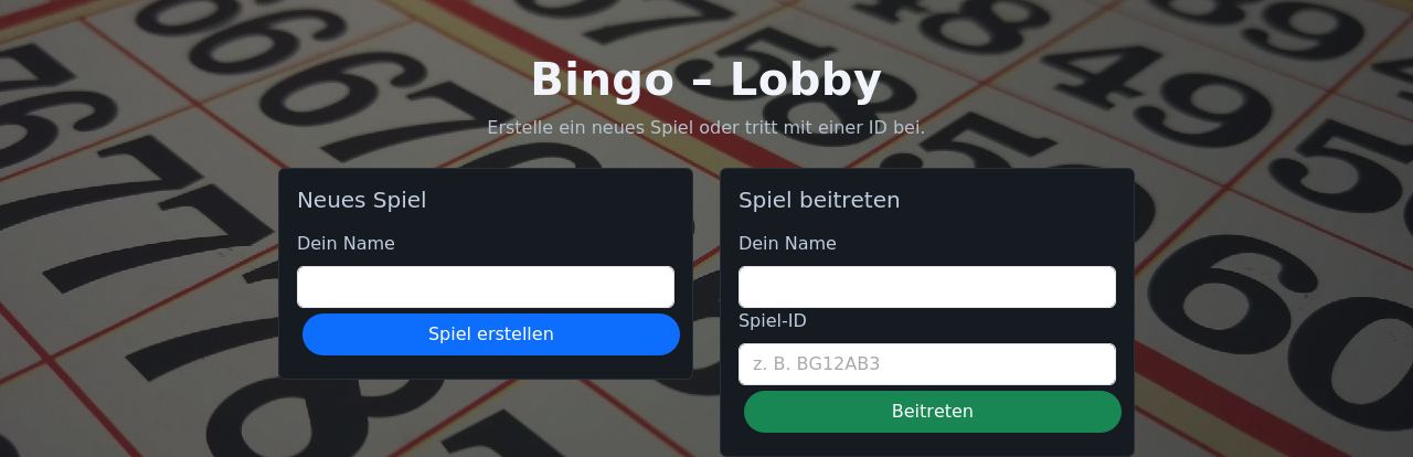 Screenshot von bingoonline