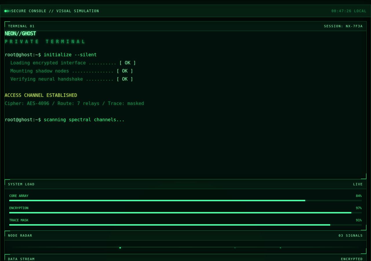 Screenshot von Hacker-Seite