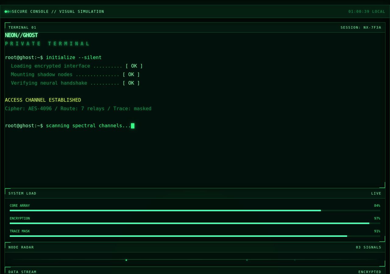 Screenshot von Hacker-Seite