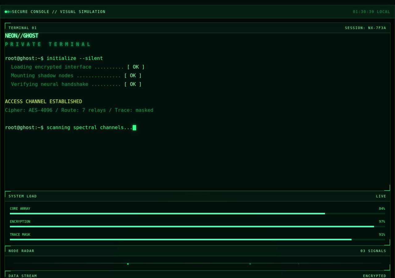 Screenshot von Hacker-Seite