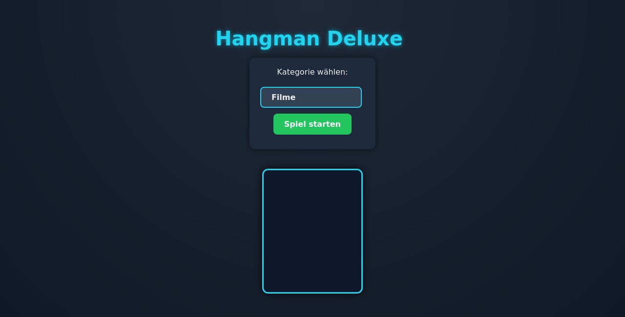 Screenshot von hangman