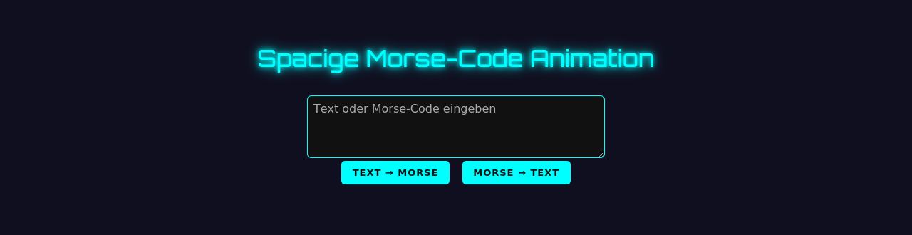 Screenshot von morse