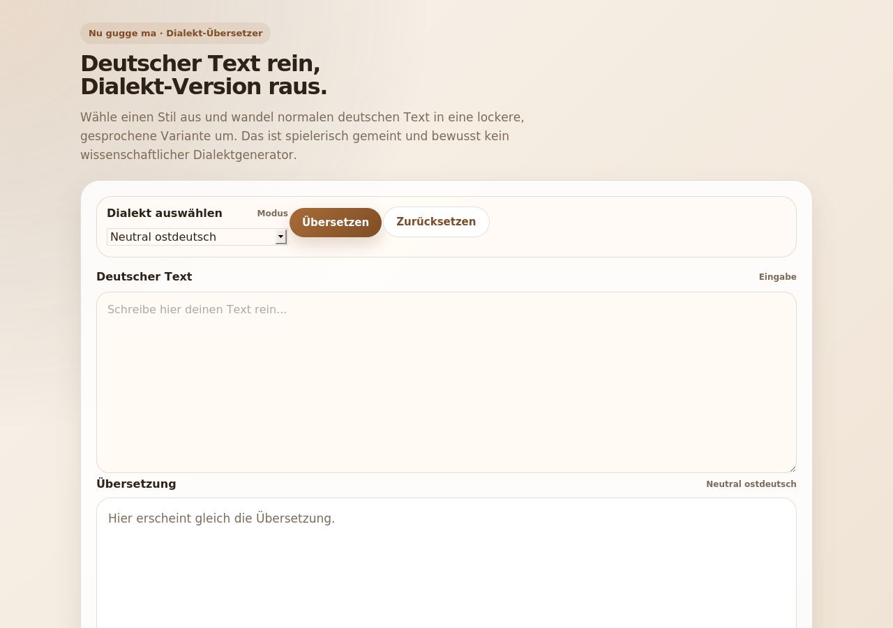 Screenshot von ostdeutsch