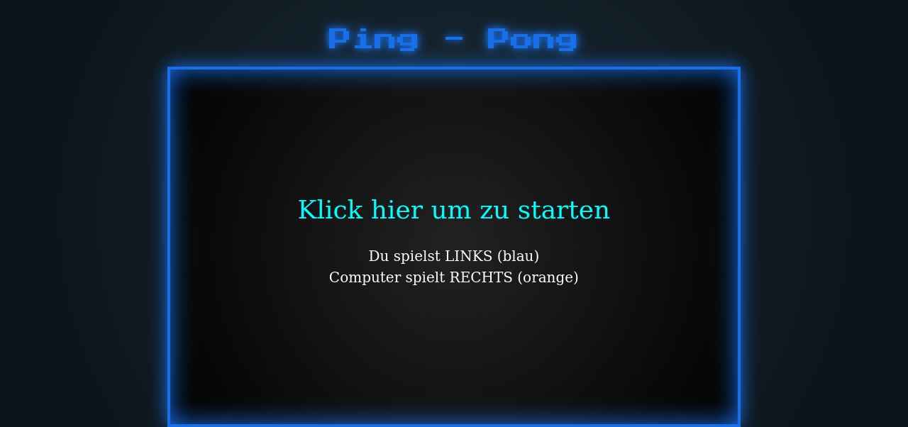 Screenshot von pong
