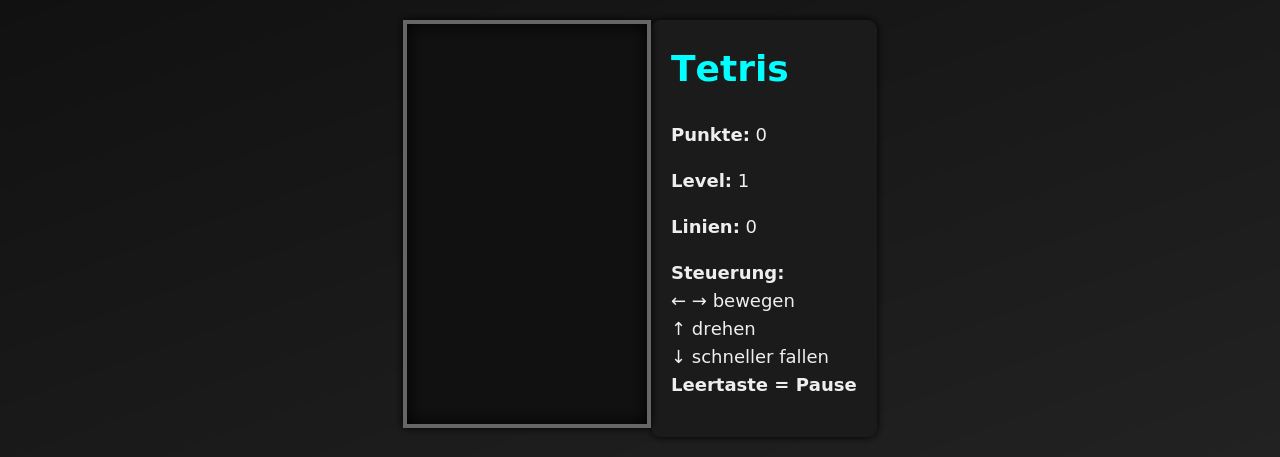 Screenshot von Tetris